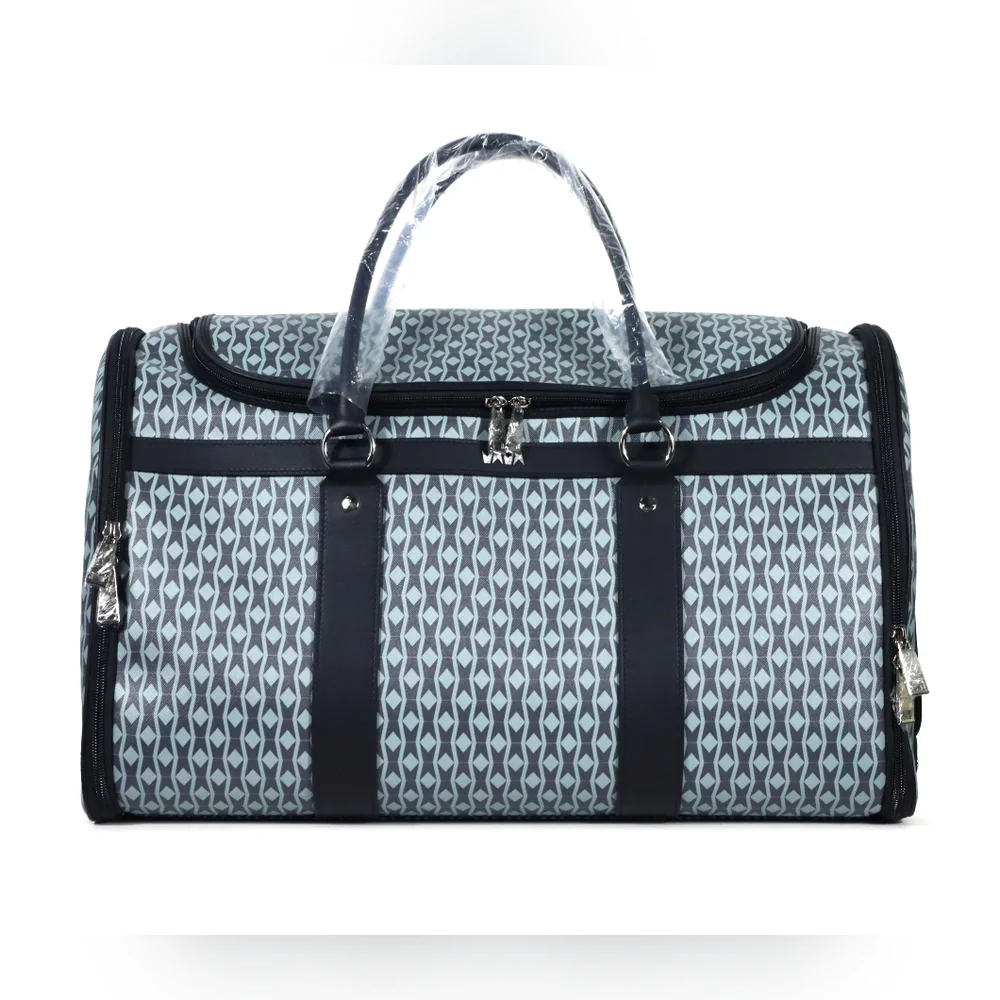 M.A.M.A. Crown Collection - Cat Carrier Travel Bag | Black & Gray